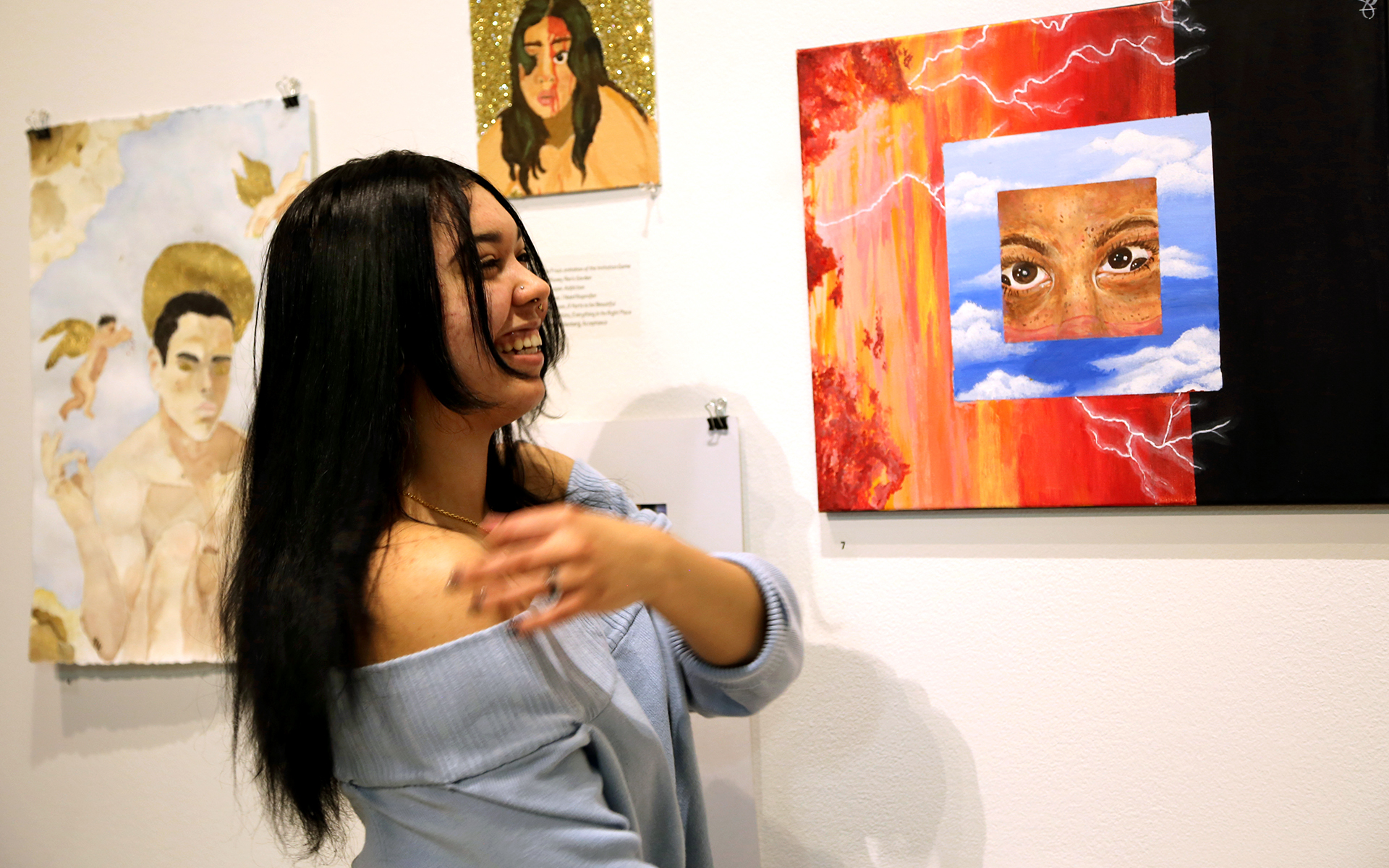 Participating artist in the Applebaum Teen Art Exhibition, 2019