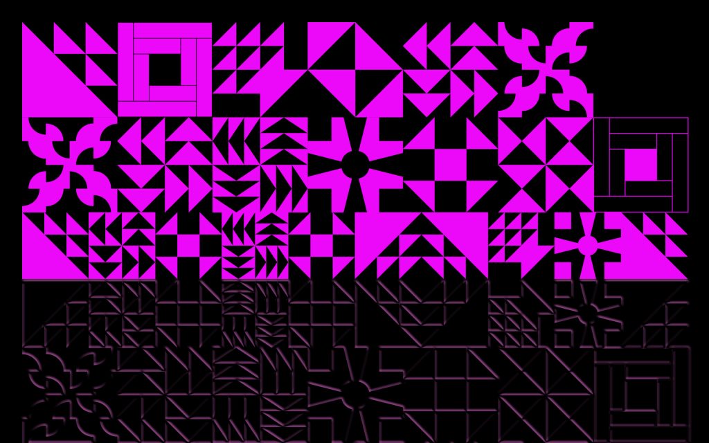 A purple and black pattern background